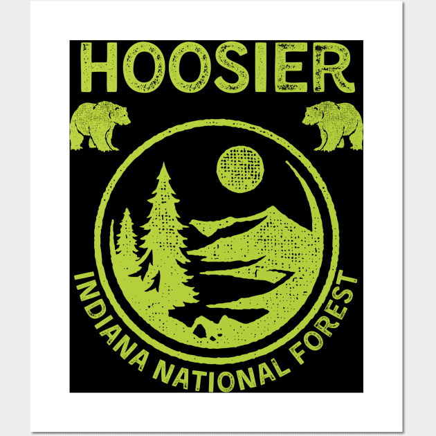 Hoosier Indiana National Forest Wall Art by Souls.Print